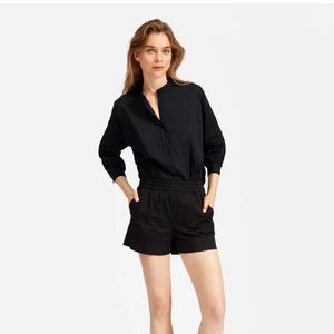Everlane collarless top